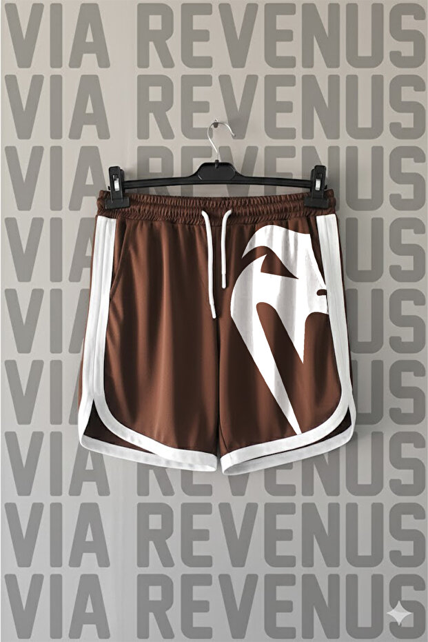 Venom Printed Unisex Retro Varsity Sports Training Shorts