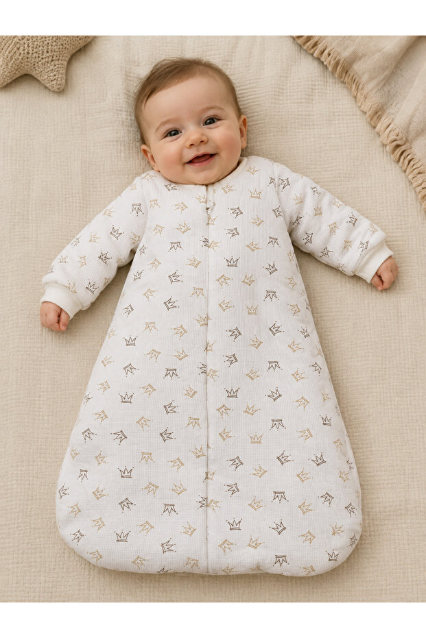 2.5 Tog Fiber Filled Bag Model Swaddle Long Sleeve Sleeping Bag 2711