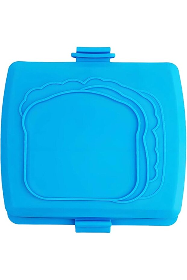Blue Sandwich Maker - Microwave Toaster Sandwich Making Machine | Non - stick Plate, Dishwasher Resistant, High - Temperature Cooking Pressure...