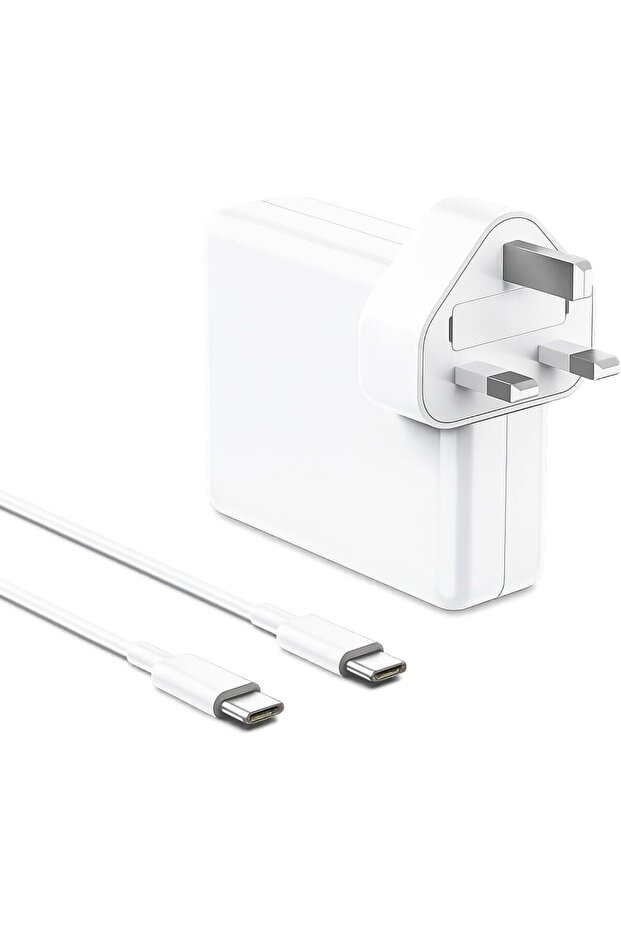 Replacement 61W USB-C Power Charger for MacBook Air 13 M2, Air 15 M1, Pro 14 M2, Pro 16 M3 with High Speed Output Cable