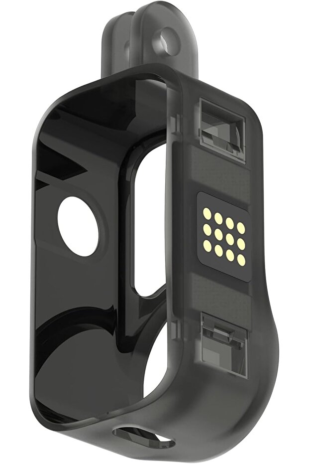 Protective case for DJI Osmo Nano action cameras, shockproof hard case replacement cover, with lens protector (black).