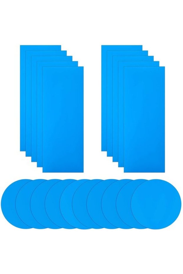 Self-adhesive pool repair patches for waterbeds and inflatable boats, 10 pieces, PVC, underwater, repair patches