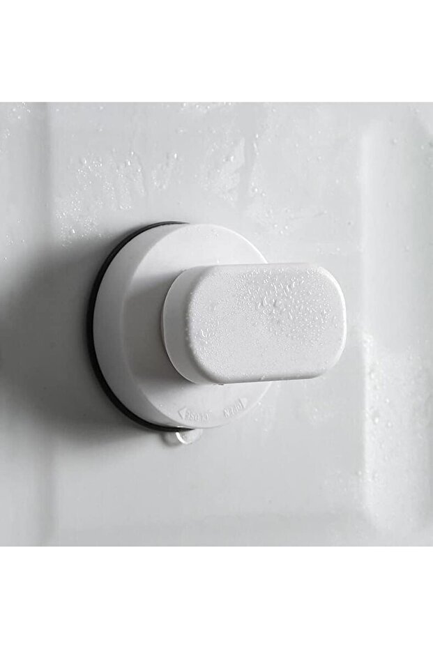 4-Pack Suction Cup Glass Door and Window Handles / Bathroom Grab Bars (White)