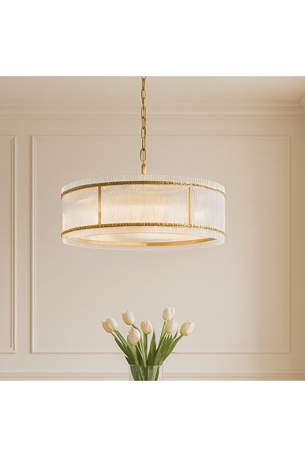 Abdul 60" Dia Pendant Lamp