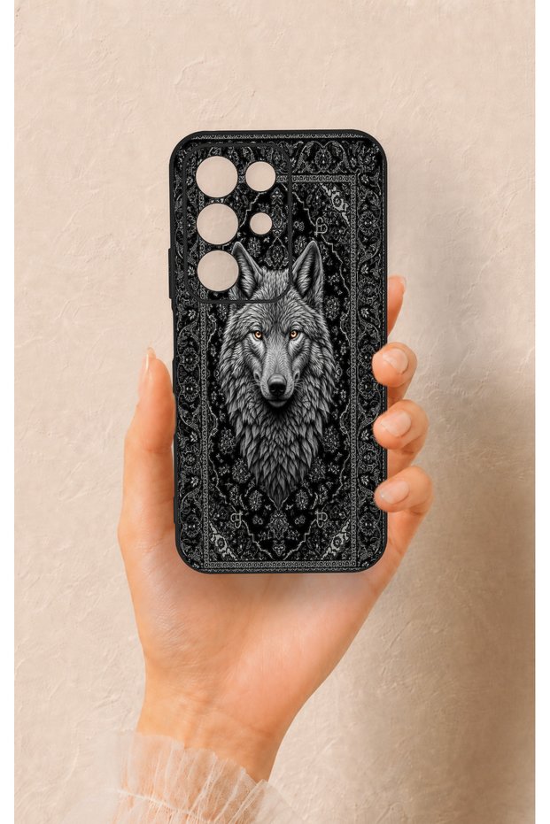 Realme C85 5g Compatible Ethnic Wolf Pattern Silicone Case
