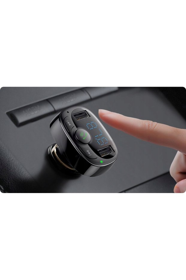 Transmițător FM player MP3 încărcător auto LED 2x USB Bluetooth cza