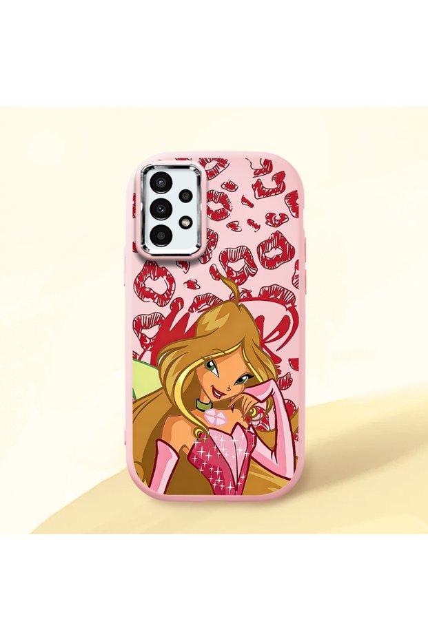 Pink Silicone Case with Shock-Absorbing Camera Protection Compatible with Samsung Galaxy A04S