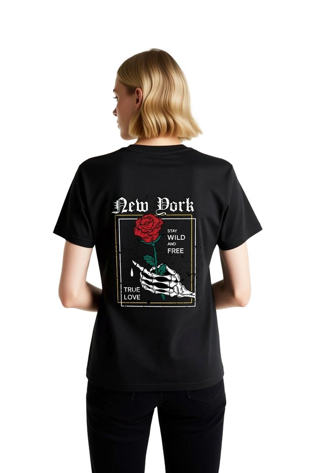 New York Wild and Free Printed Women's T-Shirt