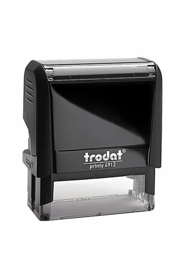 Trodat 4912 P4 Black Body Standard Company Stamp Blank Stamp