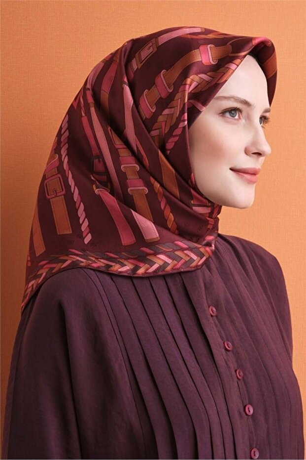 وشاح حرير جاكار 9607D-07