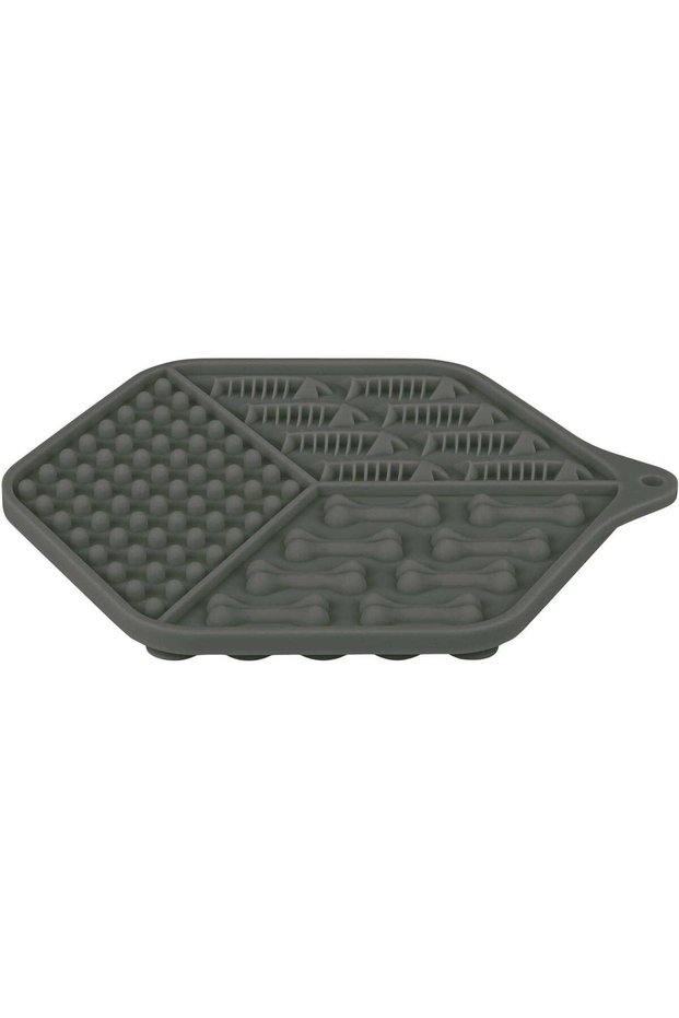 Silicone Cat Licking Mat Grey