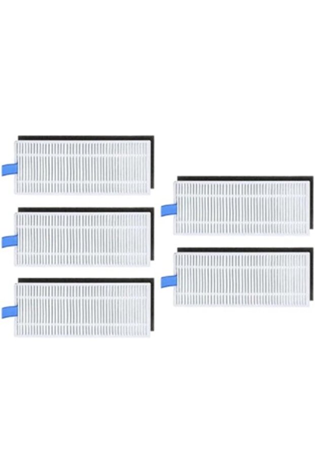 5-piece vacuum cleaner filter replacement set, white