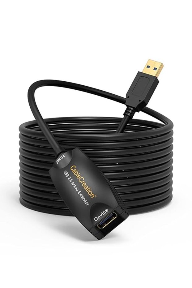 كابل تمديد USB 3.0 نشط من CableCreation بطول 16.4 قدم، سلك تمديد USB 3.0