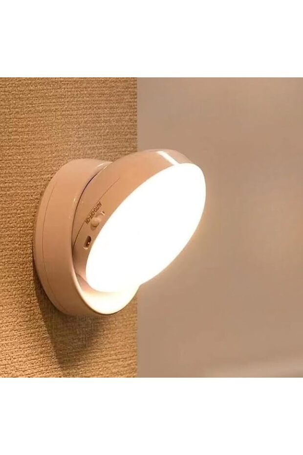 LED Night Light, Auto On/Off Motion Sensor Light - Smart Night Light with Removable Magnet Sheet & S