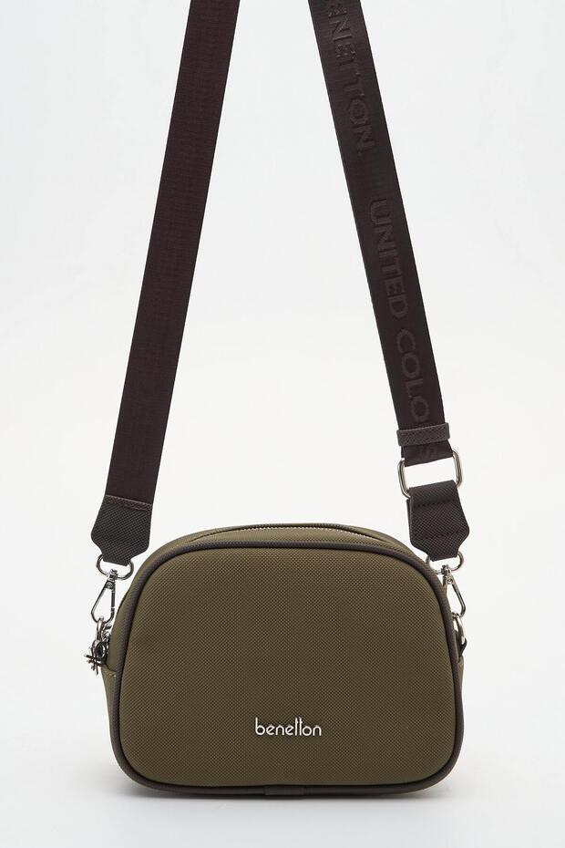 Benetton Women's Crossbody Bag Khaki-Brown Bnt1925