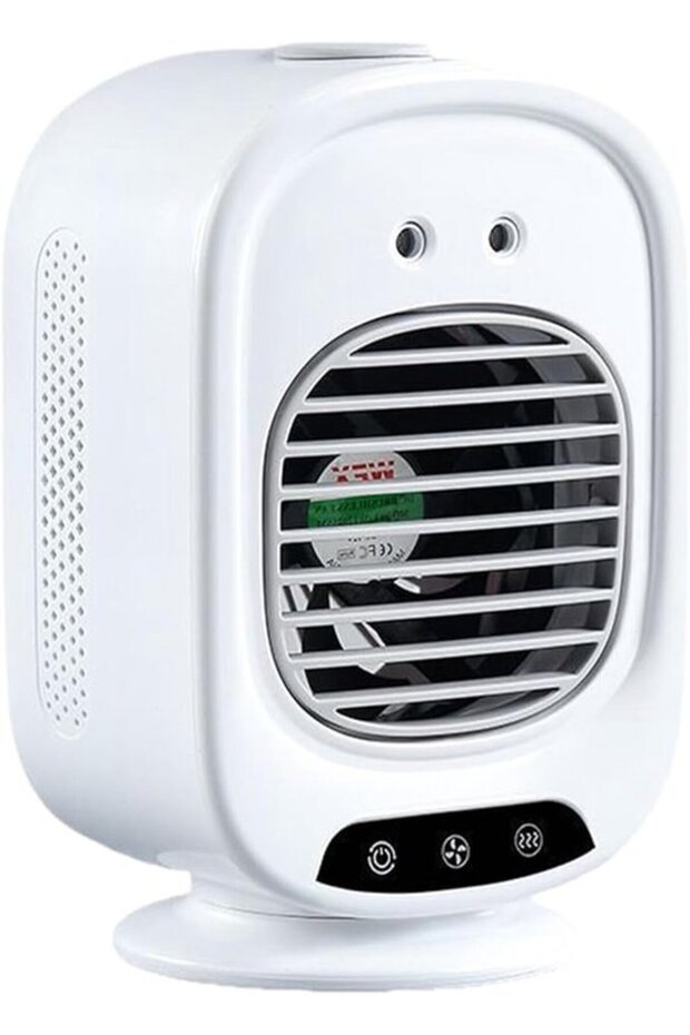 USB-C rechargeable misting fan, portable desktop fan, 3 wind speeds, 2 mist modes, 150° adjustable oscillation, 280ml water tank, quiet mini