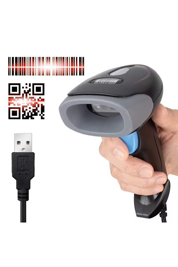 قارئ باركود سلكي U20 أحادي/ثنائي الأبعاد، USB سلكي/لاسلكي 2.4 جيجاهرتز، واي فاي، بلوتوث، محمول باليد، مسح رمز الاستجابة السريعة