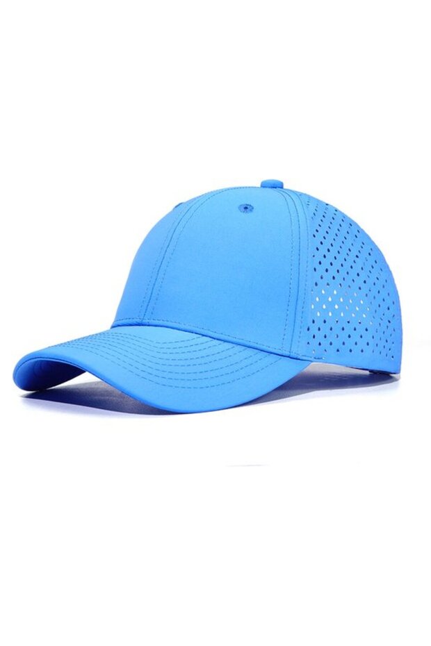 Unisex baseball cap waterproof breathable UV light blue.