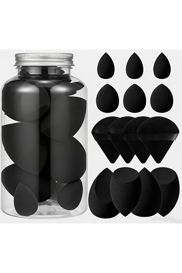 Black Multi-Use Facial Sponge Sets