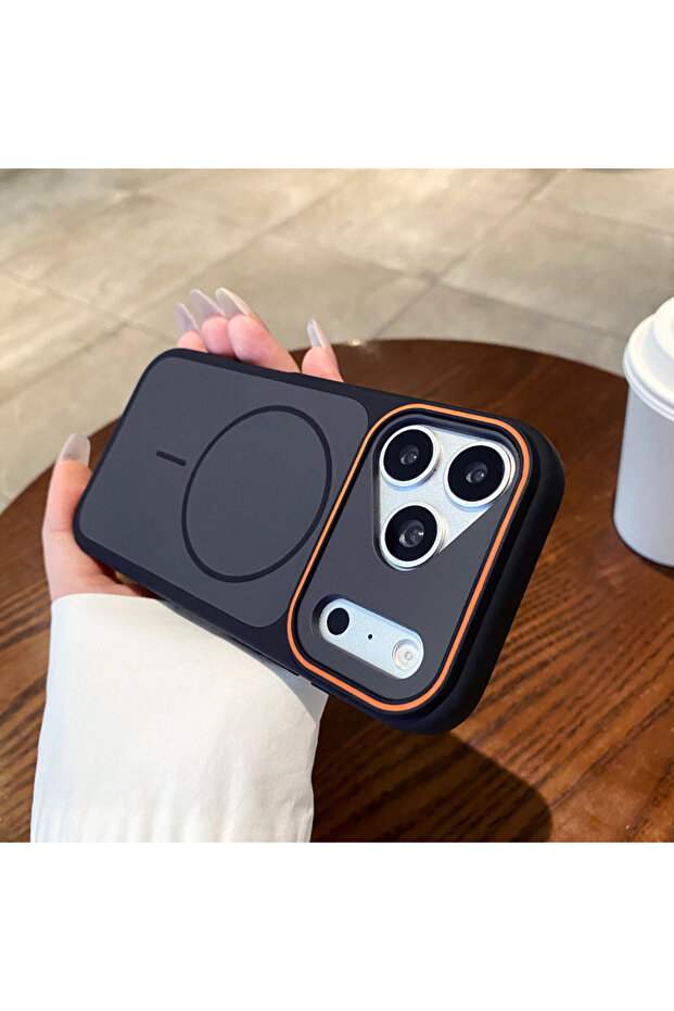 iPhone17 Pro Max black Luxury Dual Tone Phantom Magnetic Phone Case for IPhone 17 13 12 11 Pro Max 1