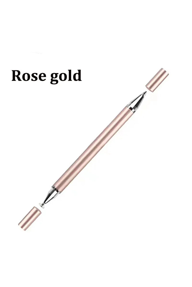 Rose gold 1/2/8pcs 2 In 1 Universal Stylus Pen For Tablet Mobile Android Phone IPad Accessories Draw
