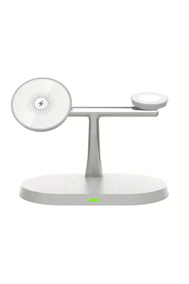 VIKEFON White 3 In 1 Opansten Magnetic Wireless Charger Stand For iPhone 17 16 15 14 13 12 Pro iWatc