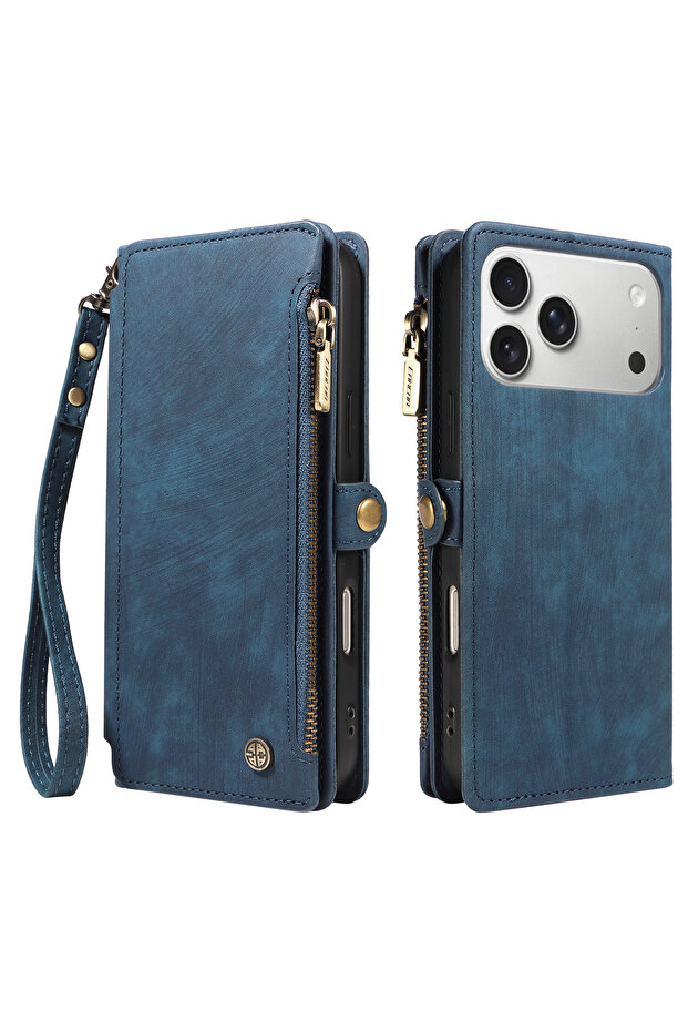 Galaxy S26+ blue PU Leather Phone Case for Samsung GalaxyS26 S25 S24 S23 S21 S20 FE Plus with Card S