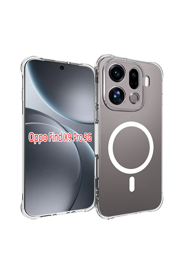 OPPO Find X9 Pro Silicon for Magsafe Case Find X9 Pro CPH2791 Case for Magsafe Air Cushion Shockpro