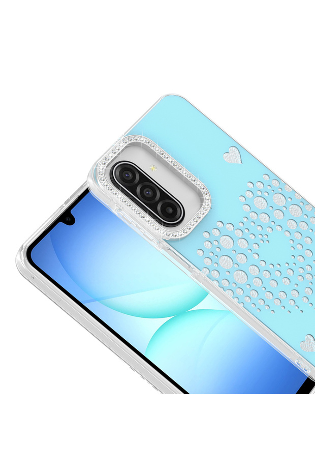 Compatible Rivas Hard Pc Cover for Samsung Galaxy A26 Case Drop Stone