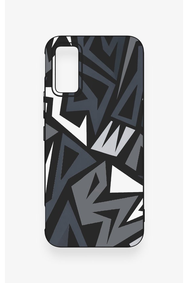 Infinix Gt 30 Pro Compatible Geometric Block Pattern Silicone Case
