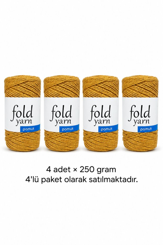 Foldyarn Cotton Macrame 250 Grams 150 Meters Knitting Yarn Bag Yarn Supla Yarn Cotton Macrame