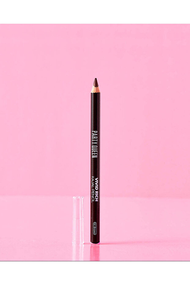 Party Queen Vivid Rich Kajal Pencil Brown 02
