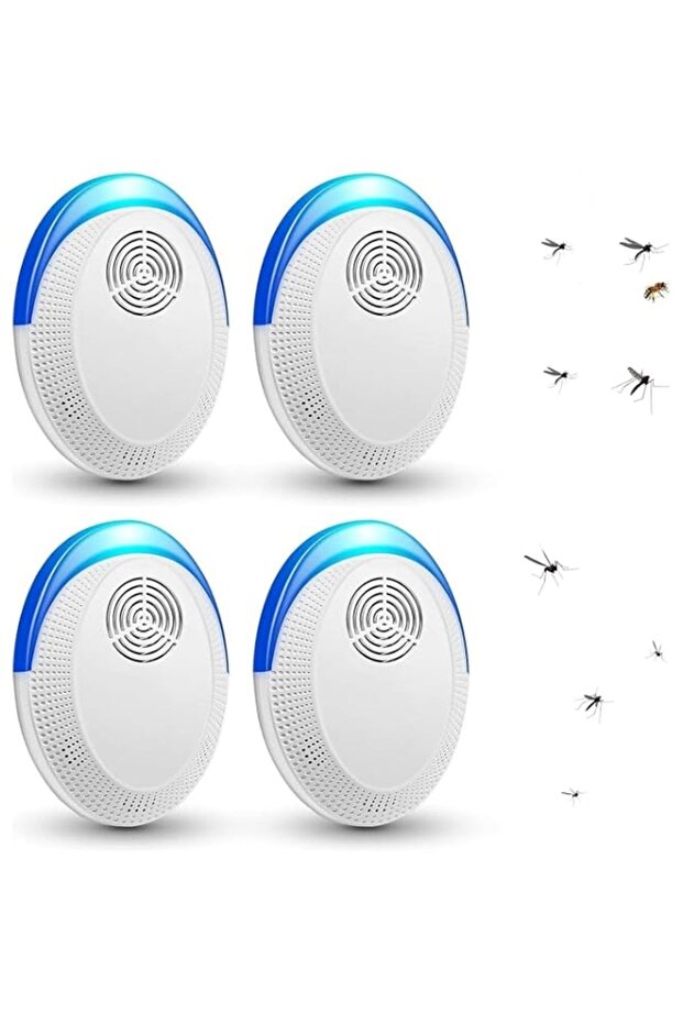 X spring Ultrasonic Pest Repeller, 4 Pack Electronic Device for Home, Kitchen and Office, Indoor Protection against Mice and Cockroaches, Plug in Technology for Quiet Continuous Control