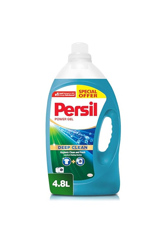 Persil Power Gel Liquid Laundry Detergent, With Deep Clean Technology,4.8 L