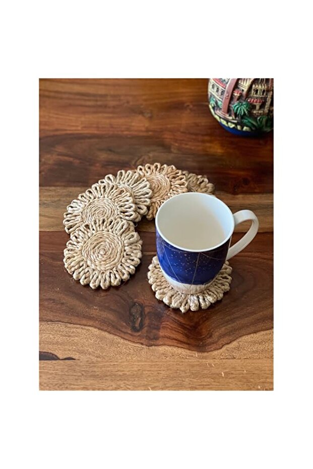 Zahra Handwoven Jute Coaster