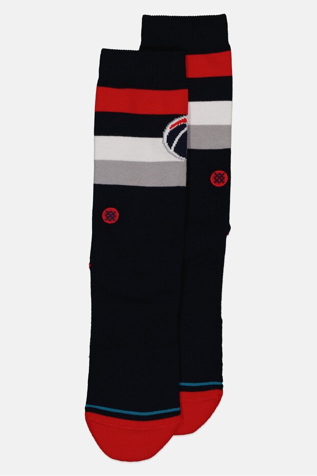 x NBA Men Embroidered Logo Crew Sock, Multicolor