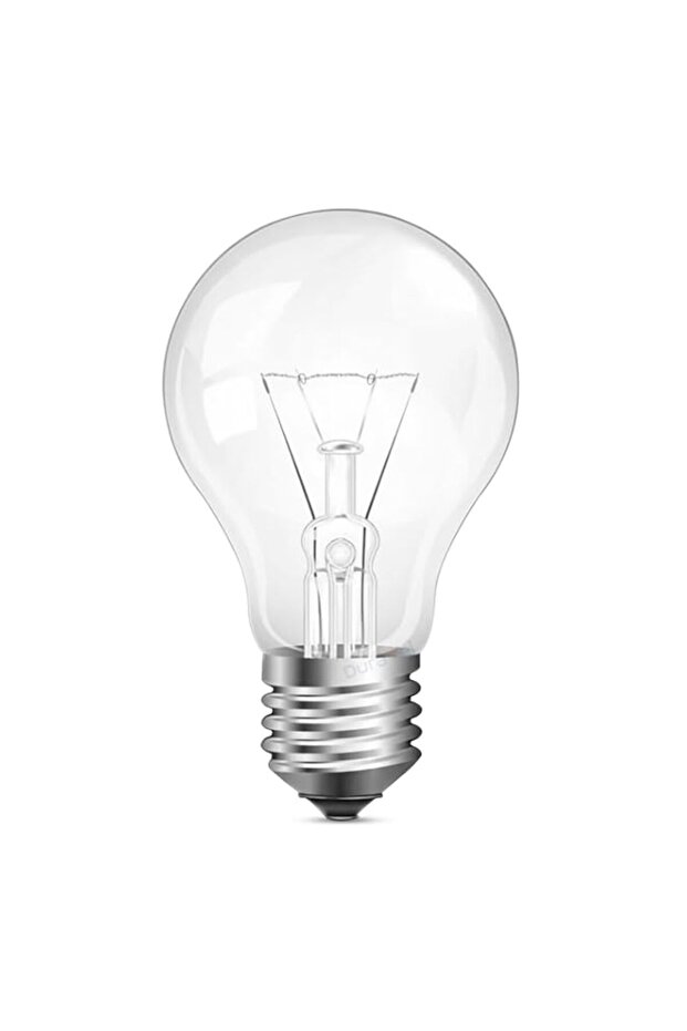 Duravel 60W E27 Vintage Light Bulb, Warm White 2700K, Edison Screw, 2600lm, Energy Saving, Clear