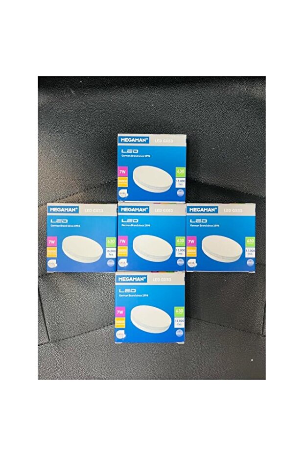 Megaman Led 7w 3000k Warmwhite GX53 (pack of 5 bulbs)