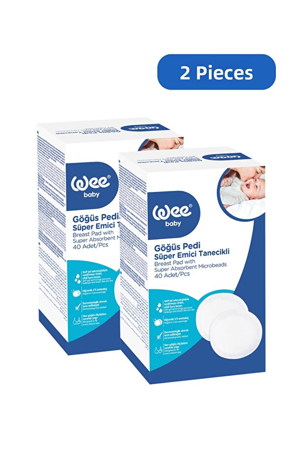 Classic Adhesive Breast Pad (40X2 80 Pieces)