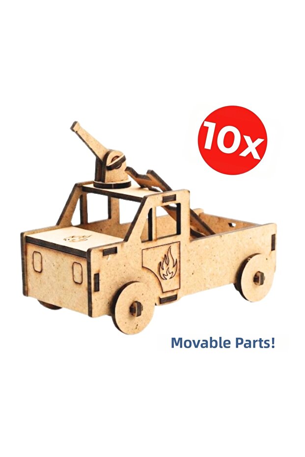 Wooden Fire Truck Activity Set | In-Class Group Work