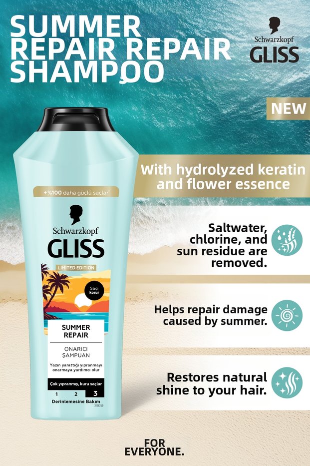 Summer Repair Repairing Shampoo for Very Damaged Dry Hair 400 ml