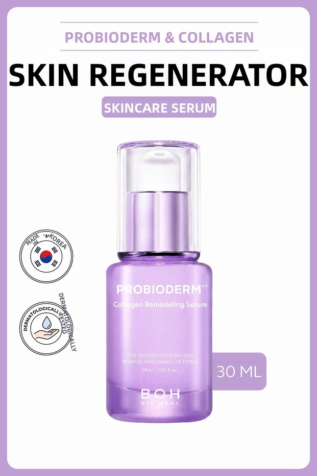 Probioderm ™ Collagen Remodeling Serum | Pore Tightening and Smoothing Serum Containing Collagen 12 Peptide Ceramide 30 ml
