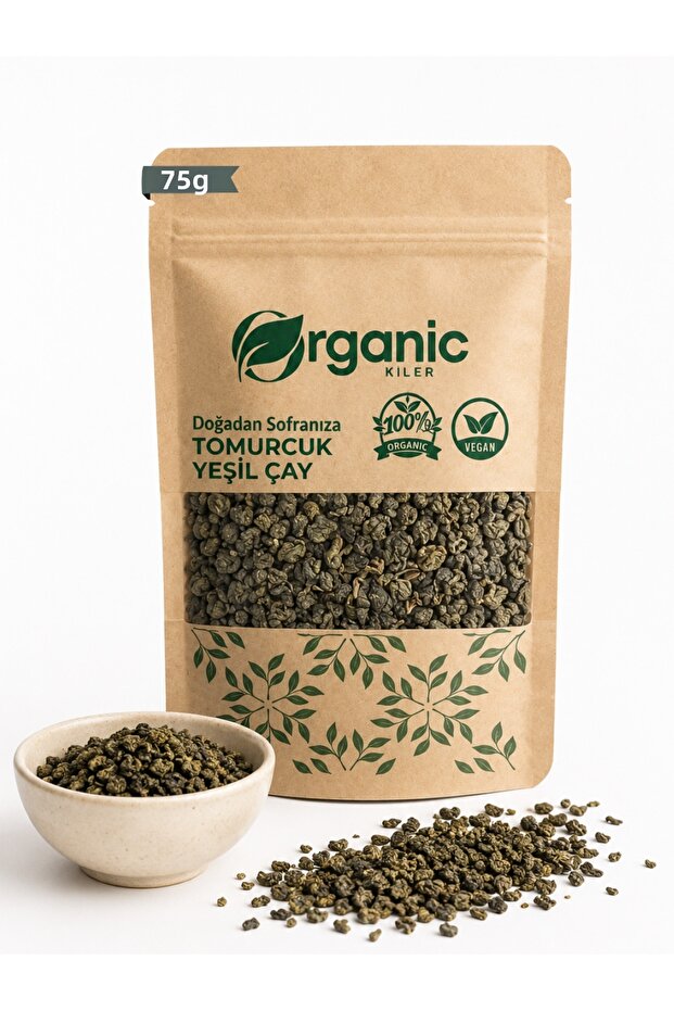 Bud Green Tea 75 Gr | Natural & Additive-Free Green Tea - Gunpowder