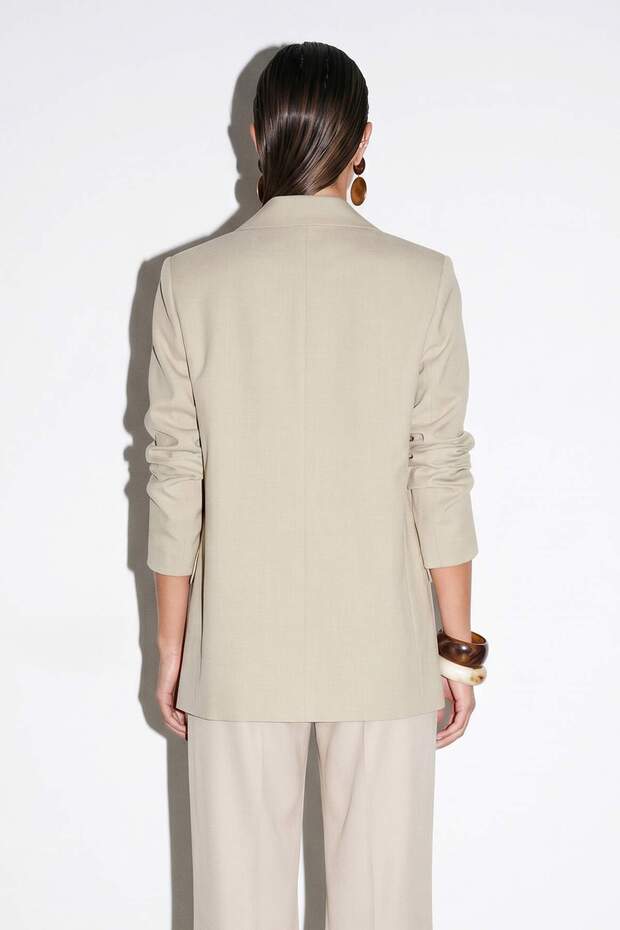 Haki Belden Oturmalı Blazer Ceket TDRSS26CE00017 - 4