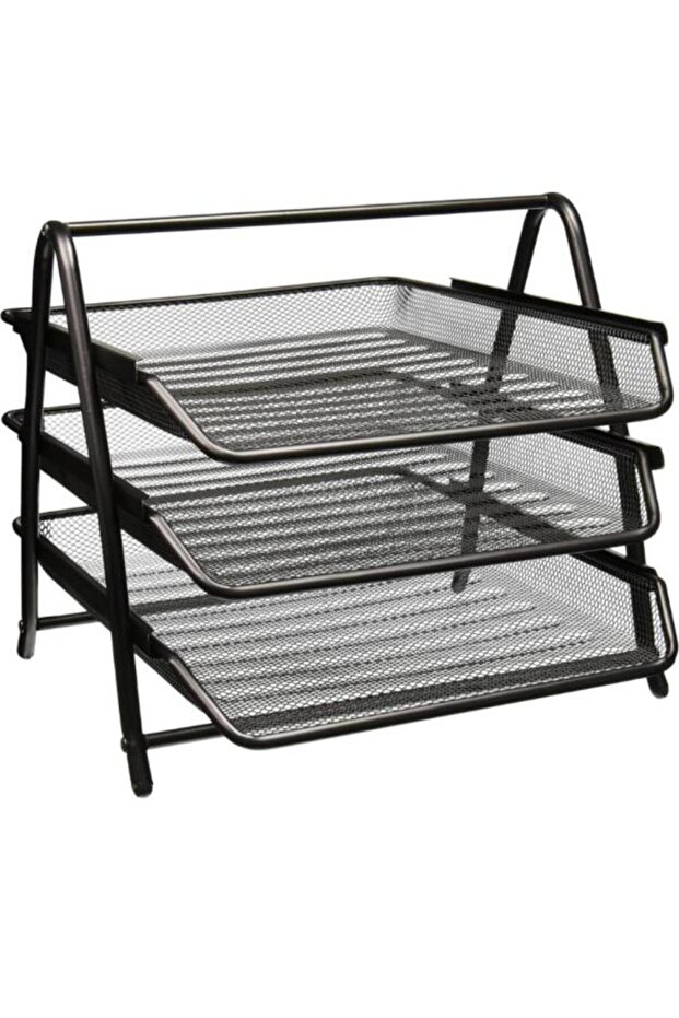Perfore 3-Tier Black Document Rack - Nd-105 - 8