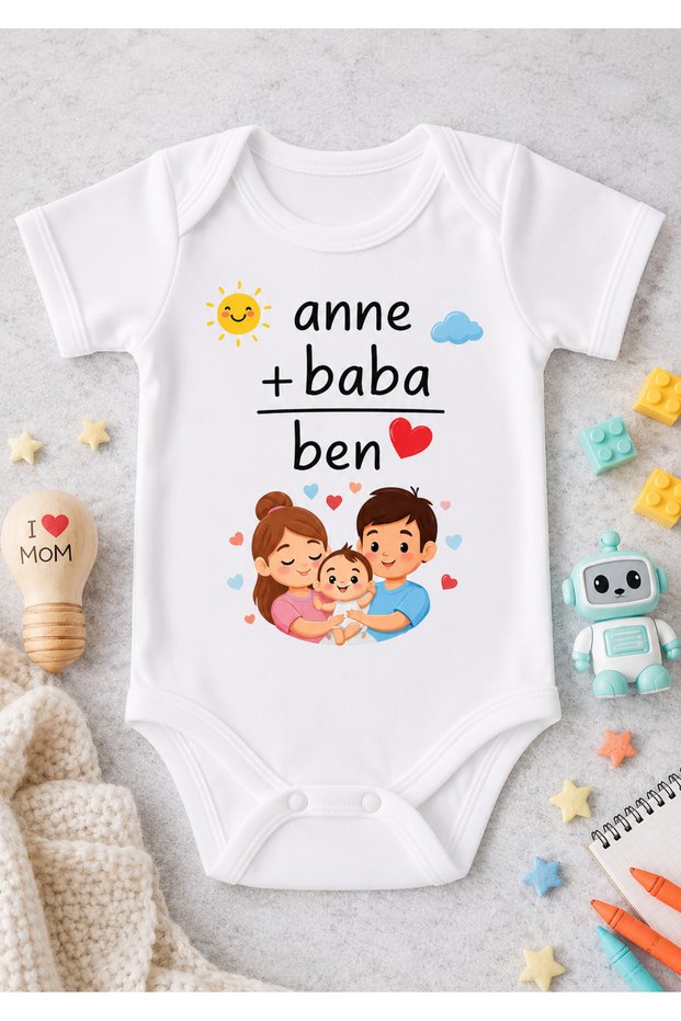 Mom Dad I Write on You Bodysuit Baby Bodysuit Baby Clothing Newborn Gift