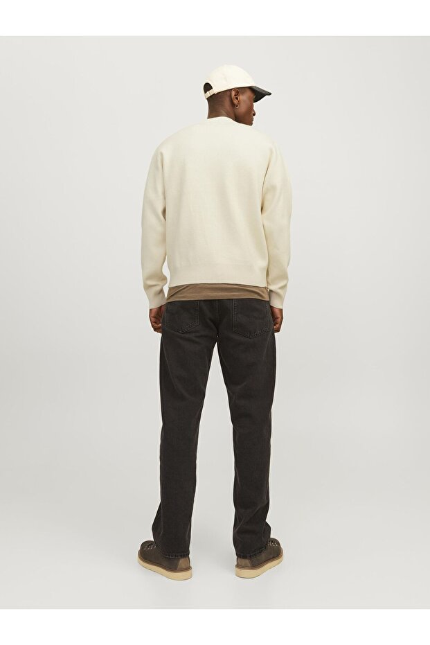 Strickpullover Einfarbig Strickpullover - 3