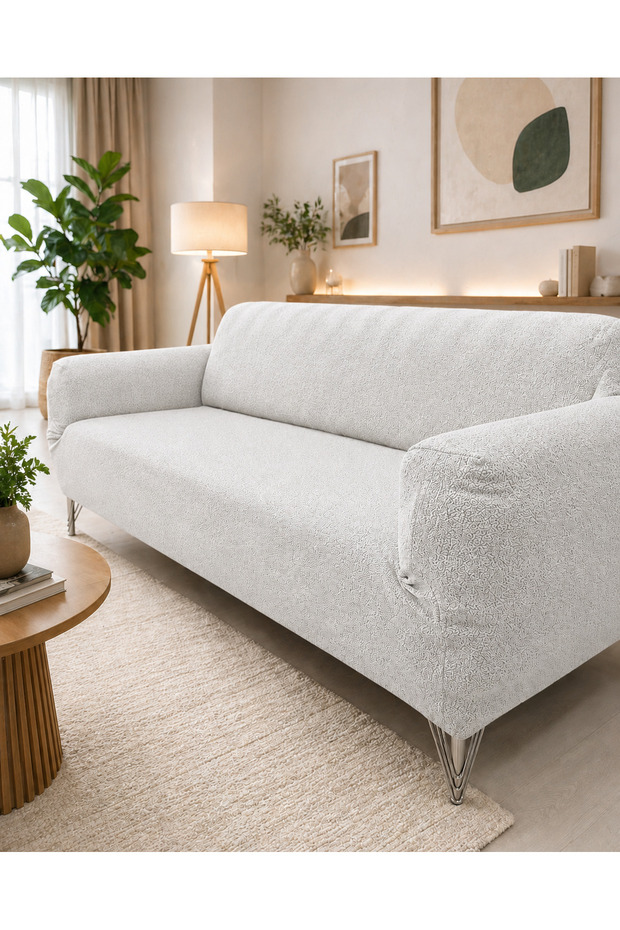 Bohemian Three-Person Sofa Cover Sofa Cover Lycra Stretch Elastic Flexible Washable (1Pc)