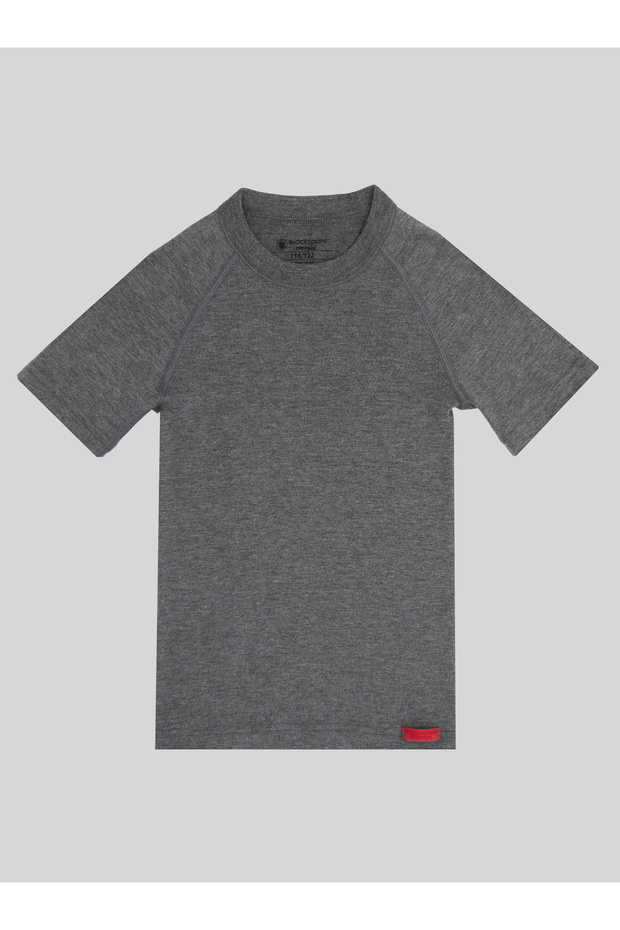 Children's Thermal T-Shirt Level 2 9267 - Gray Melange