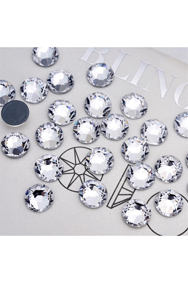 Ultra Premium Quality (2088) Bonding with Six Flat Irons (Hotfix) Crystal Stone Ss16 (3.8-4mm) Crysta
